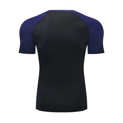 Men's T Shirt Outdoor Training Fitness Gym Jogging Running Sweatshirt Bat/-Man Compression Shirts Tight Elastic Breathable