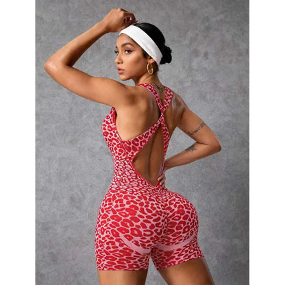 Leopard Seamless Gym Set