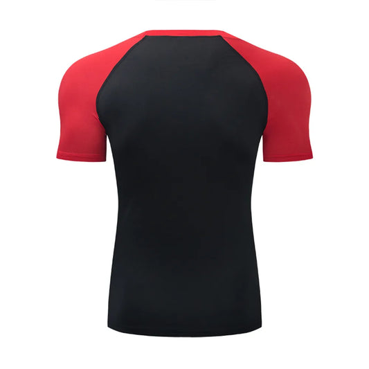 Men's T Shirt Outdoor Training Fitness Gym Jogging Running Sweatshirt Bat/-Man Compression Shirts Tight Elastic Breathable