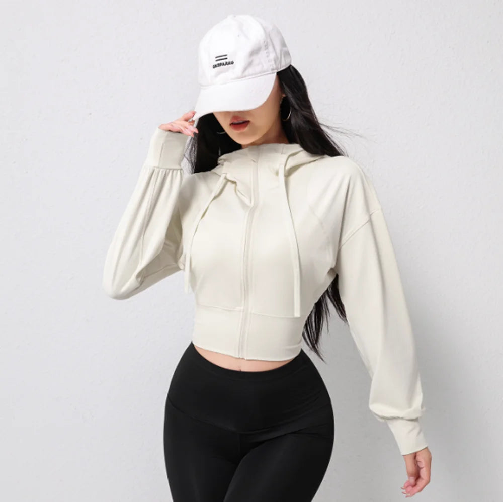 Hooded Workout Top