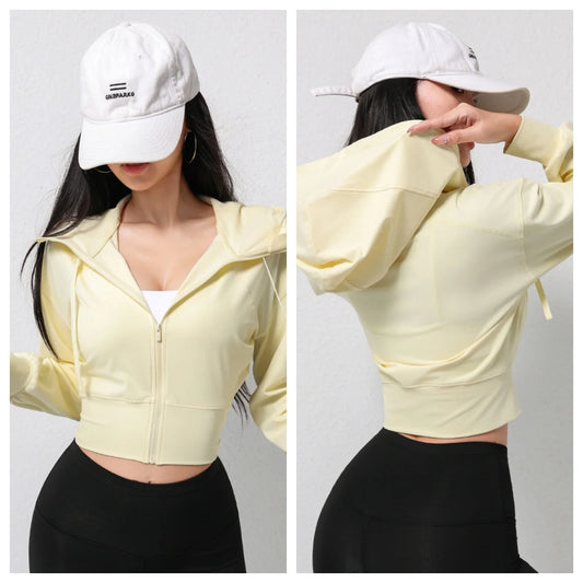 Hooded Workout Top