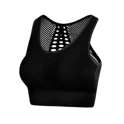 Seamless Mesh Women Sports Bras