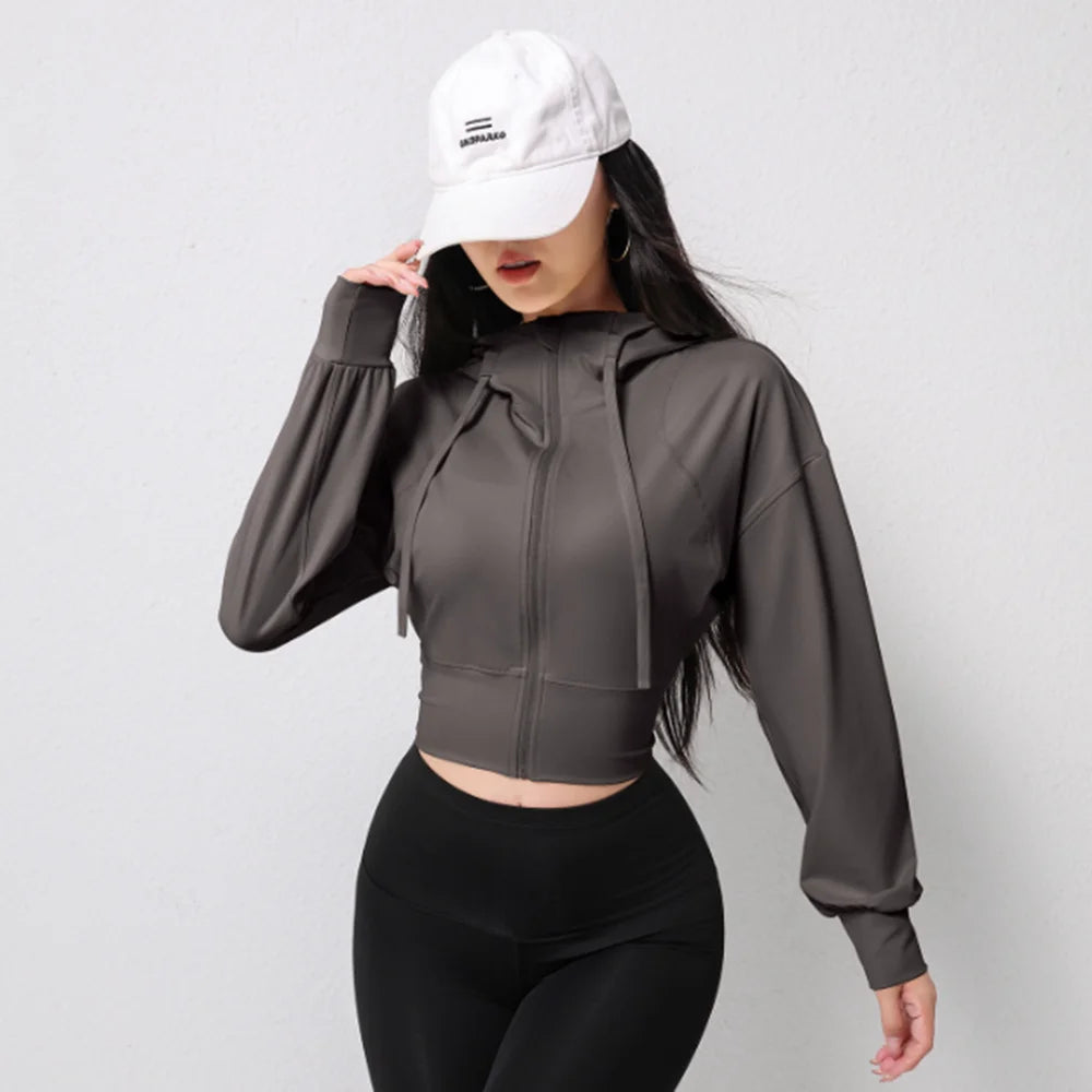 Hooded Workout Top