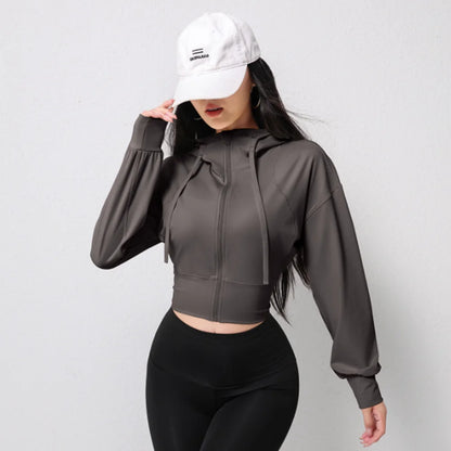 Hooded Workout Top