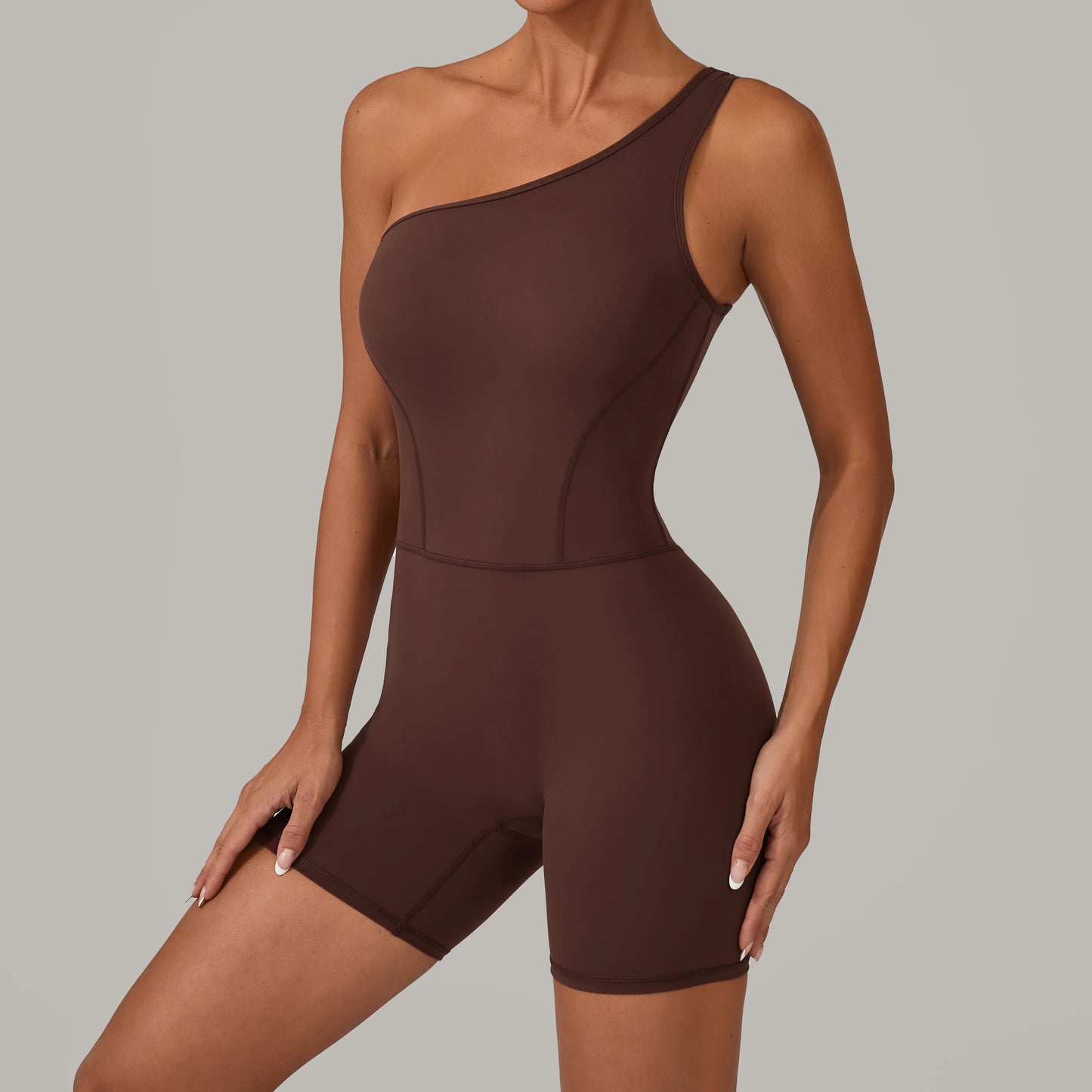 One Shoulder Jumpsuit