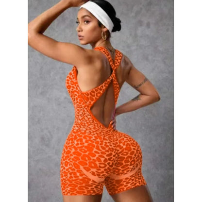 Leopard Seamless Gym Set