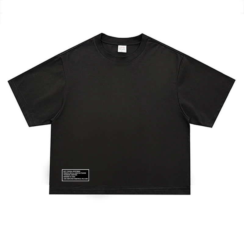 Black Boxy T-shirt