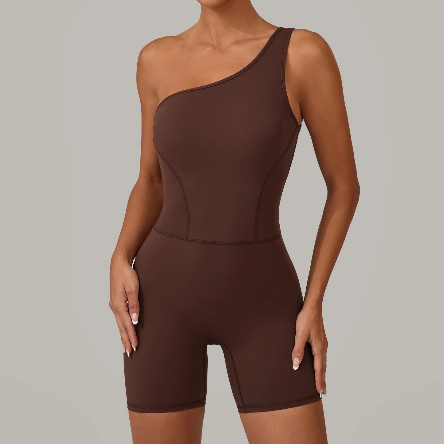 One Shoulder Jumpsuit