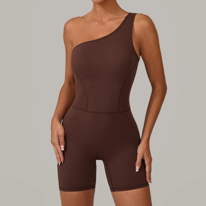 One Shoulder Jumpsuit